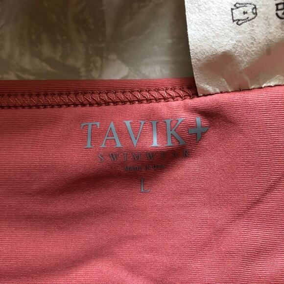 Tavik Swimwear Pink Rose Mauve Textured Boho Jayden Swim Suit Bikini Bottom - Picture 5 of 8